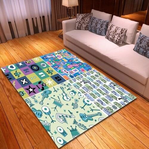 Cartoon printed large size carpet Entrance/Hallway Rugs Wardrobe/Balcony Area Rug Child Play crawling Mat Kids Game Gift Carpets