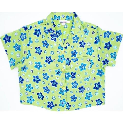 Summer Loose Comfortable Fashion Polyester Boys Girls T-Shirt Kids Short Sleeves Tops Casual Tees Children Clothes Hawaii Wear