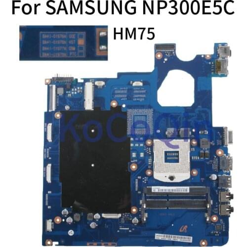 KoCoQin Laptop motherboard For SAMSUNG NP300E5C HM75 Mainboard BA41-01978A SLJ8C DDR3
