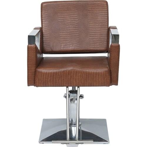Barber Shop Liftable Beauty Chair Hair Salon Retro Barber Shop Chair Beauty Salon Supplies Salon Equipment for Hair Stylist