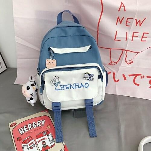 Mini Backpack Cute Shoulder Bag For Teenage School Multi-Function Ladies Female Black Bagpack Girls Kids Small Women