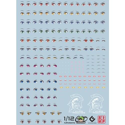 Kotobuki Machine girl Eye stickers Change face