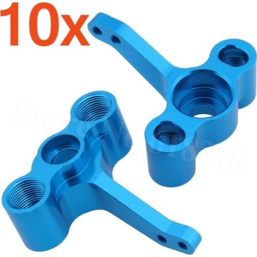 Wholesale 10 Pair/Lot 122011 (02165) HSP 1/10 Upgrade Parts Aluminum Steering Hub (L/R) AL For RC Truck On Road XSTR Power