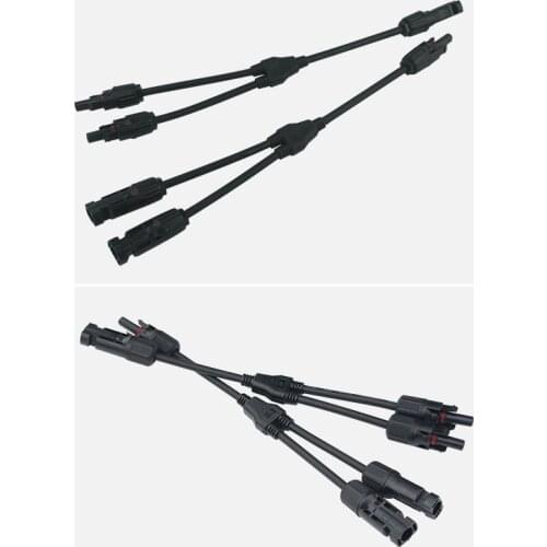 1 to 2 MC 4 connector Y shape for solar system connection extensive cable high quality waterproof long life