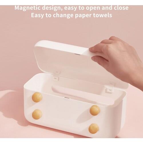 Plastic Tissue Box Wet Tissue Holder Baby Wipes Paper Storage Box Paper Towel Dispenser Home Napkin Organizer
