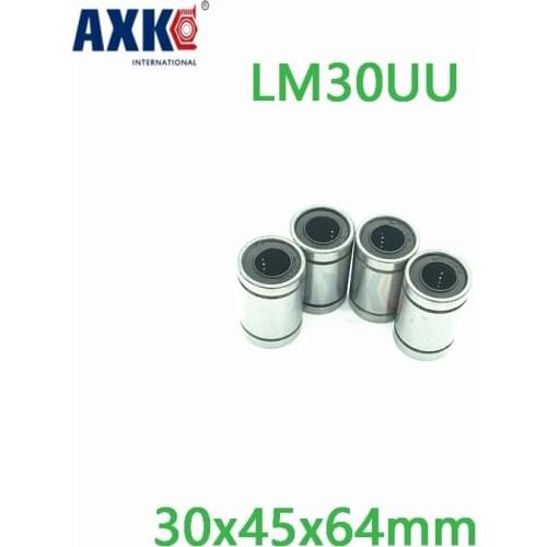 Axk 5pcs Lm30uu Ball Bearing Inner Diameter 30x45x64mm Guide Linear Optical Axis Bearings Linear Motion Bearings High Quality