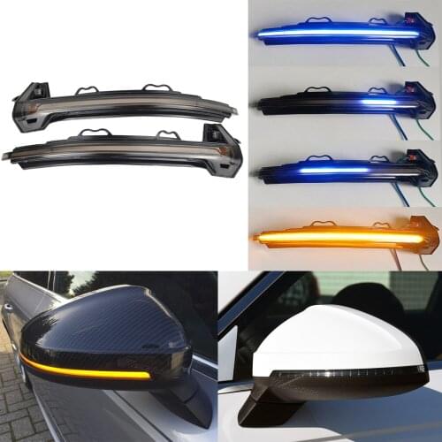 Side Mirror Dynamic Repeater Flasher Sequential Blinker For Audi A4 S4 RS4 B9 2016-2019 A5 S5 RS5 Flowing LED Turn Signal Light