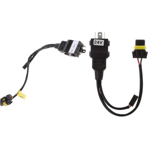 Relay Harness Control Cable For H4 Hi/Lo Bi-Xenon HID Bulbs Wiring Controller
