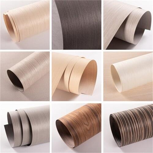 Technical Wood Veneer Engineering Veneer E.V. 60cmx2.5m 0.5mm White Oak Ebony Teak Silver Oak Black Walnut C/C Q/C