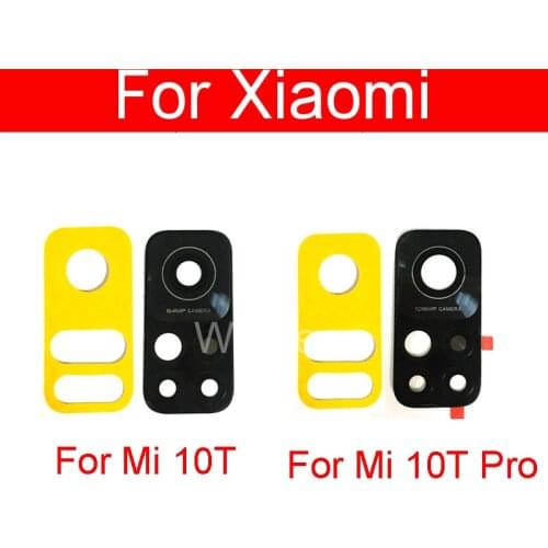 Rear Back Camera Glass Lens With Adhesive Sticker Glue For Xiaomi Mi 10T Mi 10TPro Big Glass Lens Replacement Repair Parts