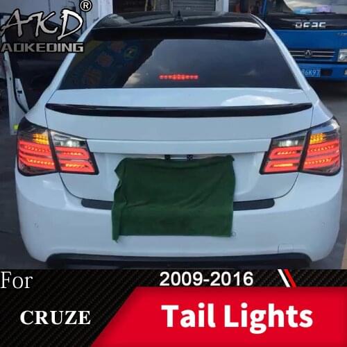 Tail Lamp For Chevrolet Cruze 2009-2016 Cruze Sedan LED Tail Lights Fog Lights Day Running Lights DRL Tuning Cars Accessories