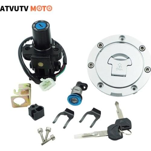 Motorcycle Lock Ignition Switch Fuel Gas Tank Cap Cover Lock Key Set For HONDA CBR600 2001-2006 CBR600RR CBR100RR 04-07 VTR1000