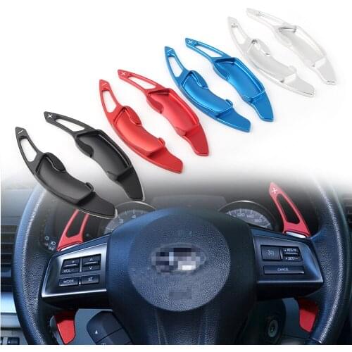 2Pcs Car Steering Wheel Shift Paddle Direct Shifter Gear Extension DSG For Subaru Impreza Legacy Forester Brz XV