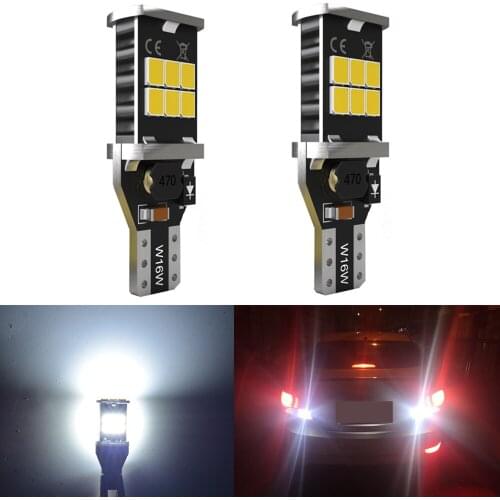 2x Canbus T16 T15 921 W16W LED Bulb Car Backup Reverse Lights for Hyundai Tucson 2017 Creta Kona IX35 Solaris Accent I30 Elantra