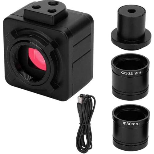 5MP Industrial Microscope Camera USB HD CMOS Digital Electronic Binocular Trinocular Microscope Eyepiece Camera With Adapter