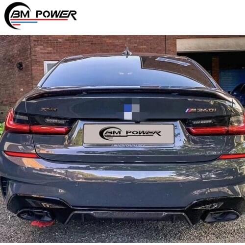 Automotive Body Parts Rear Diffuser Auto Exhaust End Muffler Performance Tail Pipe Tips For 3 Series G20 G28 340D