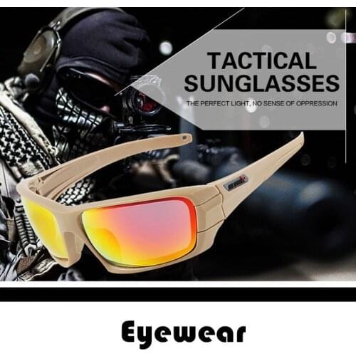 TR90 Brand Polarized Tactical Sunglasses Explosion-proof Cycling Goggles 4 Lens Set Army Outdoor Hiking Bicycle Glasses Eyewear