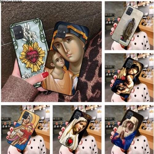 Virgin Mary Christian Soft Phone Case Cover For Samsung Galaxy A21S A01 A11 A31 A81 A10 A20E A30 A40 A50 A70 A80 A71 A51