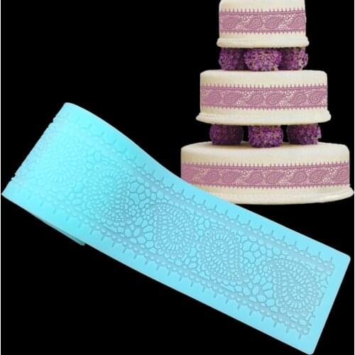 CT-5016 Silicone Lace Fondant Cake Decorating Tools,100% Food-Grade Silicone Baking Mold