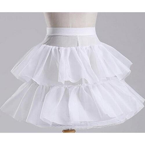 Children Petticoat Short Petticoat for Girls Adjustable Size Stretchable Waist for Flower Girls dress for Shows for Party Gowns
