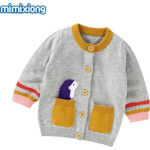Baby Sweaters Cardigans Autumn Casual Long Sleeve Newborn Boys Girls Knitted Jackets & Coats Autumn Winter Children Knitwear Top