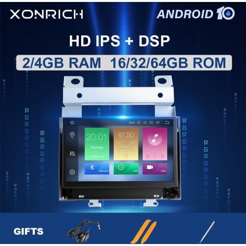 4GB 64GB AutoRadio 2 din Android 10 Car DVD Player for Land Rover Freelander 2 2007 2008 2009 2010 2011 2012 GPS Qcta Core DAB