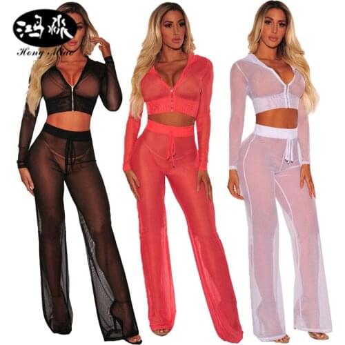 HongMiao 2018 New Fashion Quality Casual Jumpsuit Solid Color V-Neck Evening Party Club Elegant Women Jumpsuit