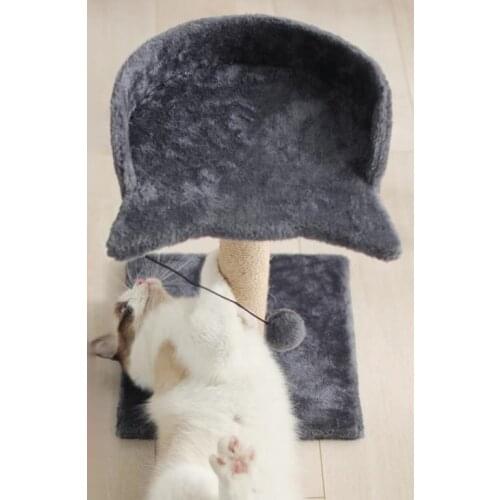 Cat Climbing Toy Sisal Grinding Claw Relieve Stuffiness Round Ball Teasing Cat Plush Nest Cat Toy Cat Tower Cat Tree