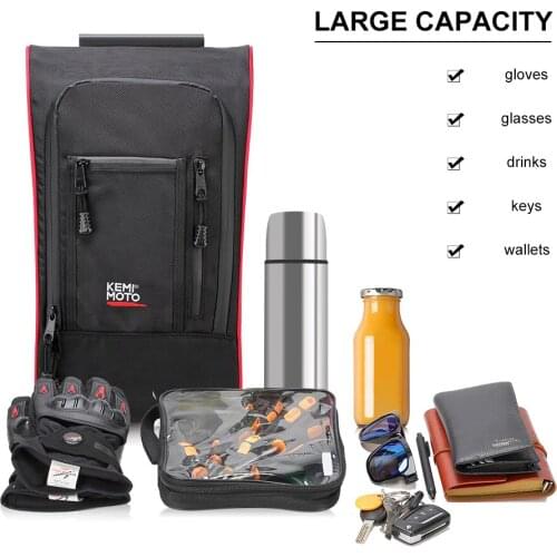 KEMiMOTO Marverick X3 Between Seats 1680D Waterproof Center Console Storage Bag for Can am Maverick X3 2017 2018 2019 2020 2021