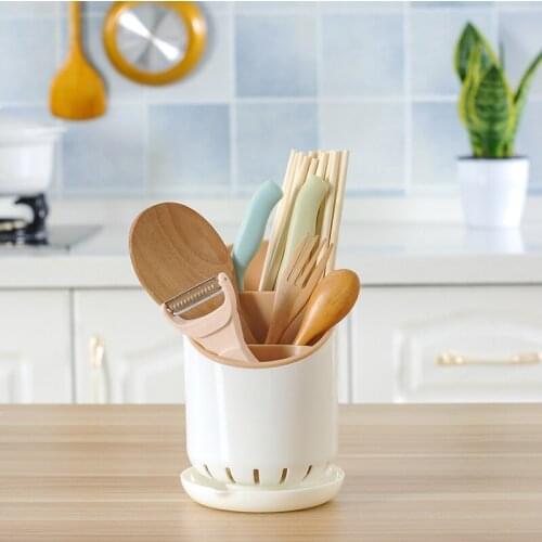 Chopsticks cage multifunctional kitchen storage rack chopstick holder plastic drain chopstick holder spoon storage