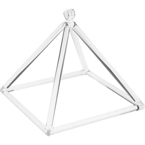 Quartz Crystal Singing Bowl Pyramid B Note Crown Chakra for Relaxation Sound 9inch Durable