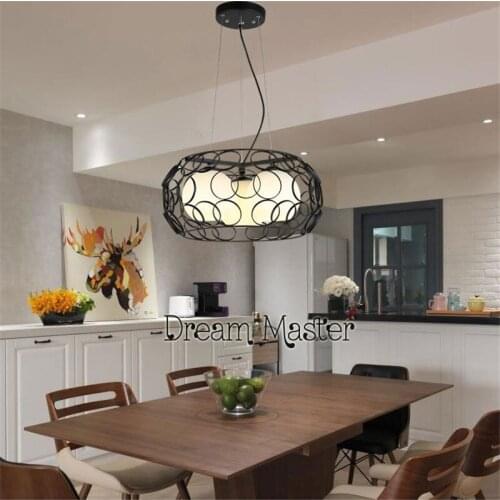 Restaurant chandelier creative personality dining room lights Nordic dining room lights three modern simple aisle bar meal hangi