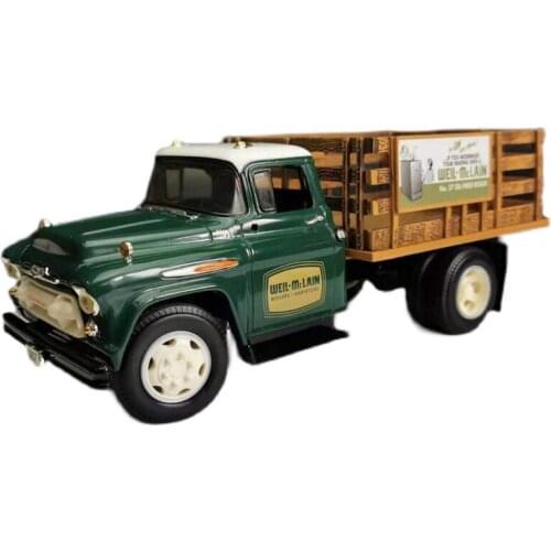 1:25 Scale 1957 CHEVY Pickup Truck Simulation Car Model Metal Diecast Classic Vehicle Toy Collectible Display Collection Gift