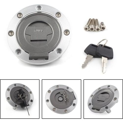 Motorbike Switch Kit Fuel Gas Tank Cap Cover Lock Keys For Yamaha YZF R1 R6 YZF 600 750 XJR1200 XJR400