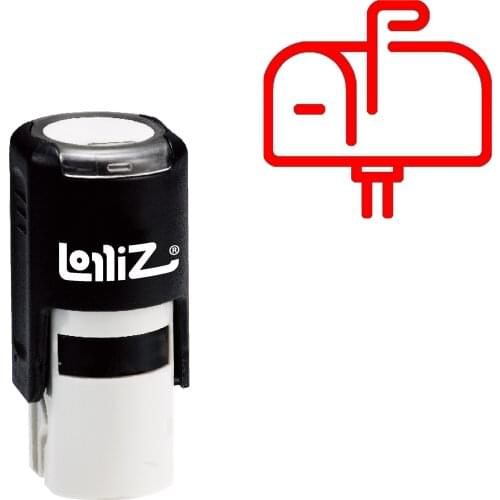 LolliZ Mailbox Self-Inking Rubber Stamp - Modern Symbol Series