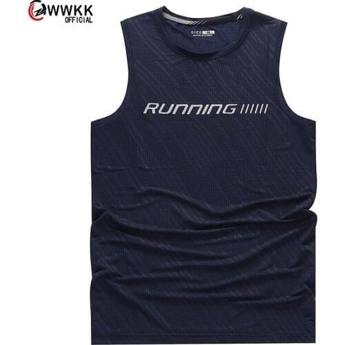 WWKK Summer Fitness Tanktop Men Bodybuilding 2021 Gyms Clothing Fitness Men Shirt slim fit Vests Mesh Singlets Muscle Tops