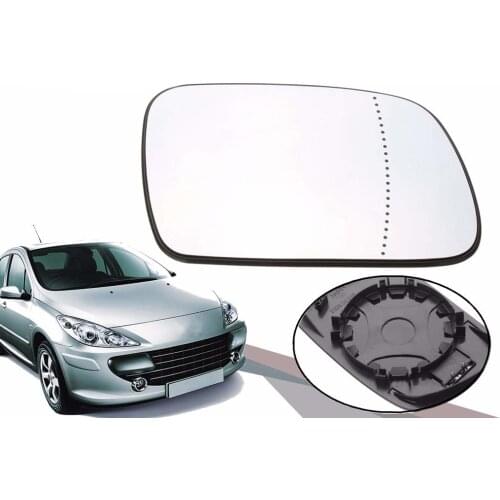 Replacement for PEUGEOT 307 2001-2008 Right Side Outside Rear View Mirror Rearview Mirror Glass