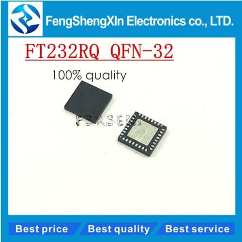 10pcs/lot New FT232 FT232RQ QFN32 USB UART Asynchronous serial port