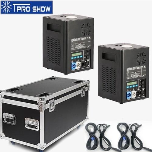 Cold Spark Machine 2pcs In 1 Flight Case Remote Dmx512 Sparkler Fireworks Effect 400W Mini Fountain for Wedding Stage Light Show