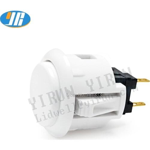 10pcas 10PCS Original Sanwa Rocker 24mm button push button switch OBSF-24 Arcade Button