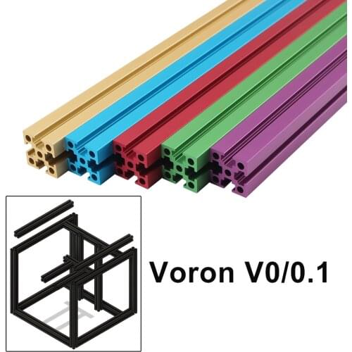 FYSETC Voron V0 3d printer 1515 aluminum extrusion profile frame kit 200MM/100MM For Voron V0 3d printer