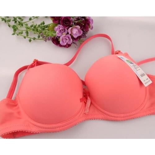 2019 Smooth Seamless sexy lingerie prop gather female dress sexy and comfortable half cup bra underwear 2015 new deep v