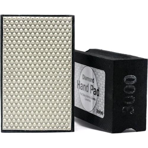 DC-RHPP3000 90*55mm resin hand polishing pad 3000# polishing stone ceramic tile abrasive pads