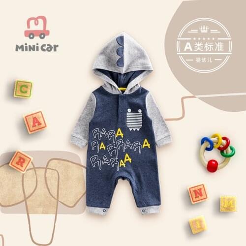 Baby one piece clothes baby spring and autumn hip suit climbing clothes baby cartoon one piece clothes baby clothes