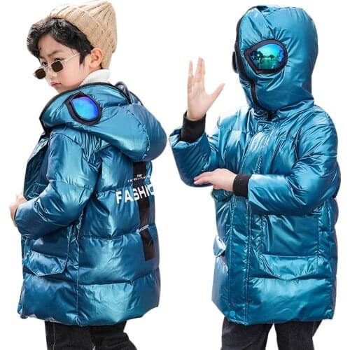 Brand Boys winter Jackets Kids Eyewear down coat Childrens warm Outerwear & Coats Boys warm baby Girls cotton-padded Jackets