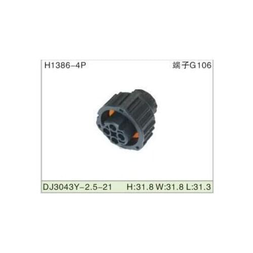 DJ3043Y-2.5-21 PA66 high quality 4 Way Female Car Electrical Plug wire harness Connector
