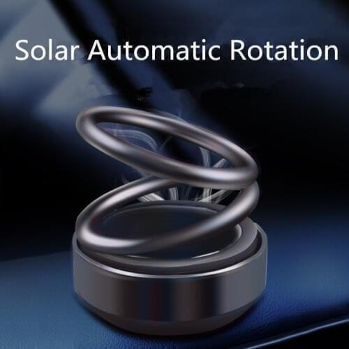Solar Double Ring Car Perfume Air Freshener Stickers For Mitsubishi Colt 6 Z30 Diamante 2 Dion EK Wagon Grandis HA1W i-MiEV