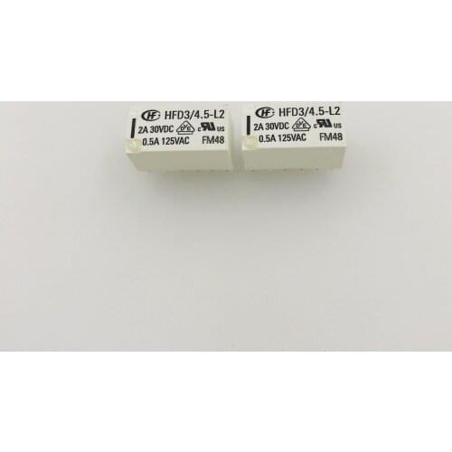 HFD3-4.5-L2 4.5VDC 10pin 0.5A relays new orginal