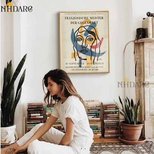 Orphan Works Abstract Vintage Poster and Prints Canvas Painting Pictures Wall Art Home Studio Decoration