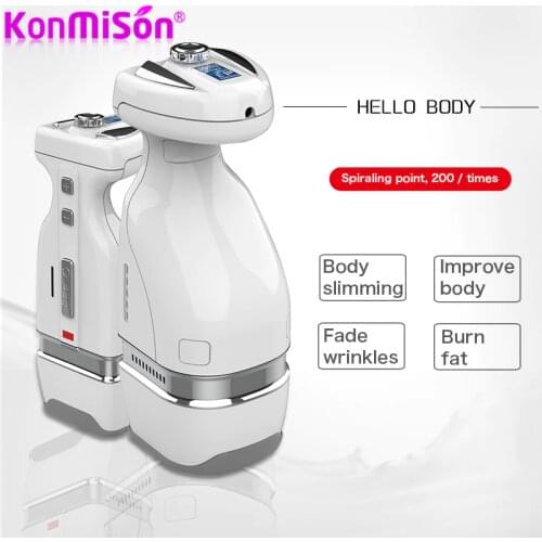 Konmison Mini HIFU Focused Ultrasonic RF Body Slimming Weight loss Slimming Wrinkle Removal Machine Fat Removal Massager